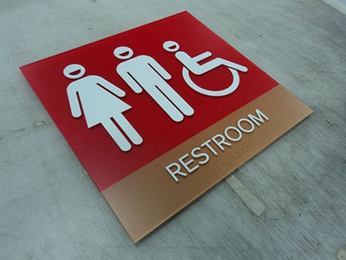 wholesale braille signs, Graphic Components, wholesale ADA manufacturing, raster braille