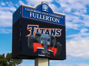 California State University, Fullerton; 16mm, 20' x 30', Fullerton, CA Industries: Education | K-12 Schools | Colleges