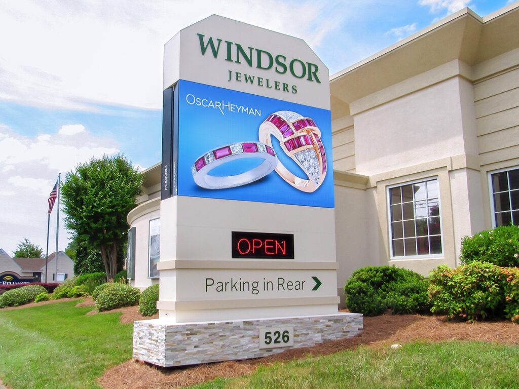 Windsor Jewelers; 6mm, 5' x 8', Winston-Salem, NC Industries: Retail