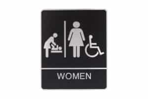 ADA/Wayfinding 10"H x 8"W precision aluminum