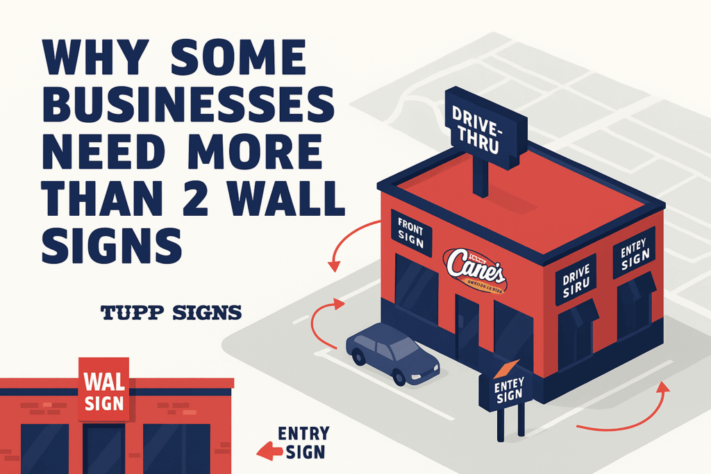 Why Raising Cane’s Needed 5 Wall Signs—and What Your Business Can Learn